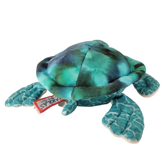 Sea Turtle Stuffed Animal Plush Toy Blue Green Tie Dye Douglas Plushy Stuffy - Picture 4 of 9